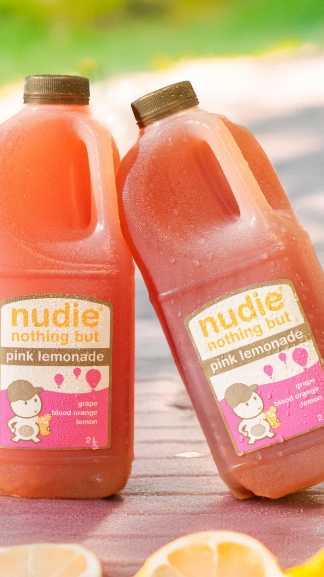 Pink Lemonade, anyone? 🍋 

A super refreshing blend of grape, blood orange and lemon 🍇 It’s full of citrus goodness just in time for Summer. 

To share or not to share? That is the question 😍

You know what to do. Head to the chilled juice aisle at @coles and @woolworths 

.
.
.
.
.
#nudie #nudiejuice #nudieaus #nudieaustralia #nothingbut #nonasties #juice #juices #juicelife #coldjuice #fruitjuice #vegetablejuice #freshjuice #healthyjuice #noaddedsugar #realfruit #woolworths #coles #wellbeingaustralia #wellbeingblog #wellbeinglifestyle #freshfruit #noaddedsugar #pinklemonade #lemon #bloodorange #grape